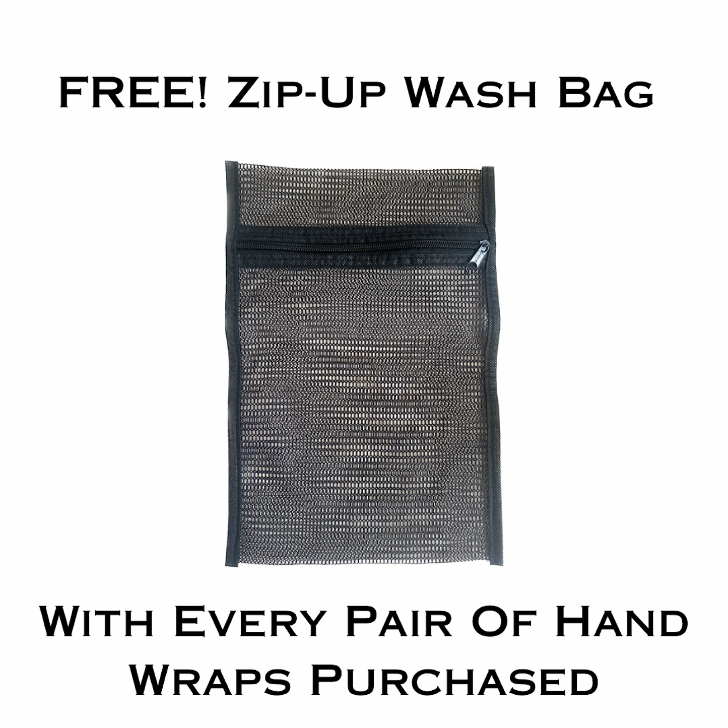 FREE MESH WASH BAG FOR HAND WRAPS NO TANGLE