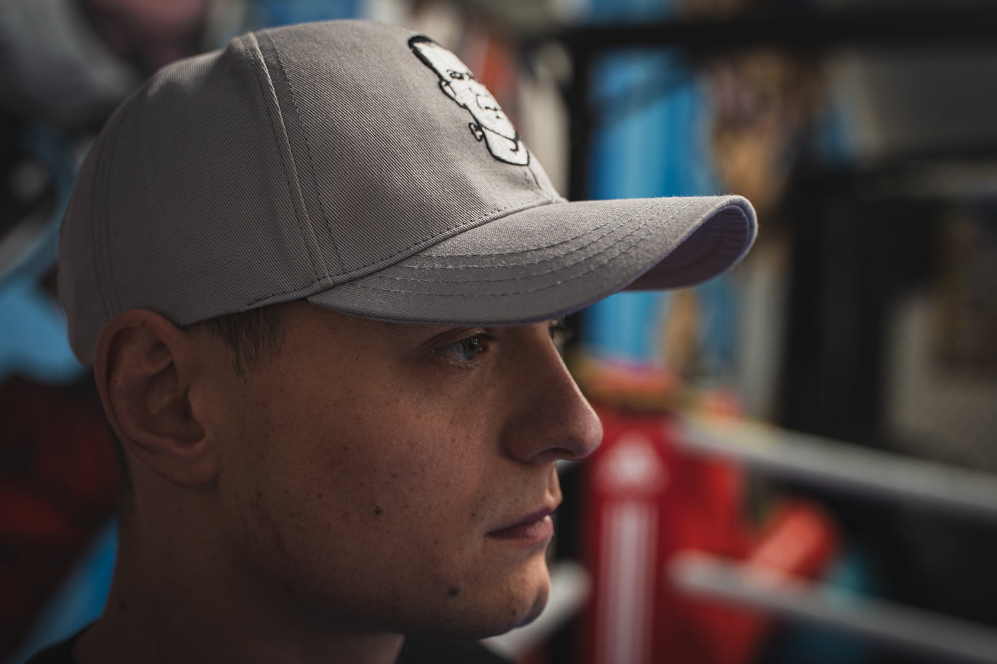 Unisex Logo Baseball Cap Hat (Grey)