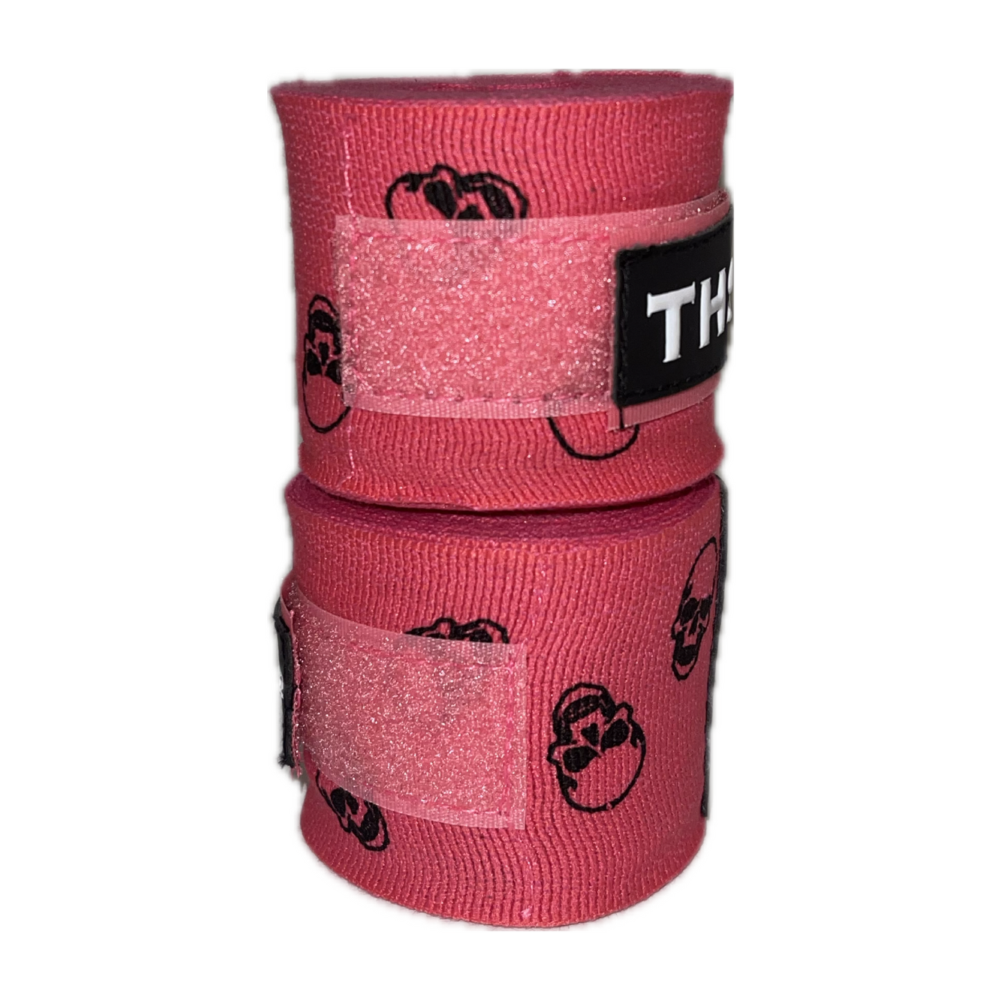 Muay Thai & Boxing Hand Wraps 4.5 metres - (Pink/Skulls)