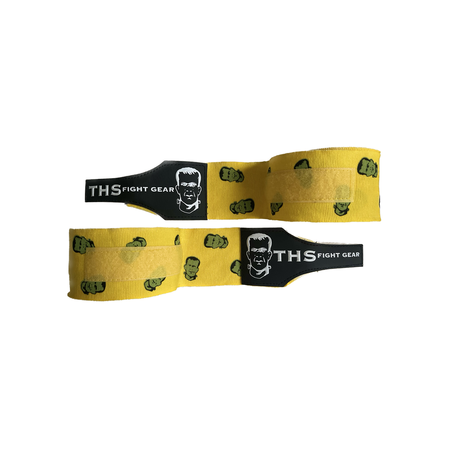 Muay Thai & Boxing Hand Wraps 4.5 metres - (Yellow/Frankenstein Monster)