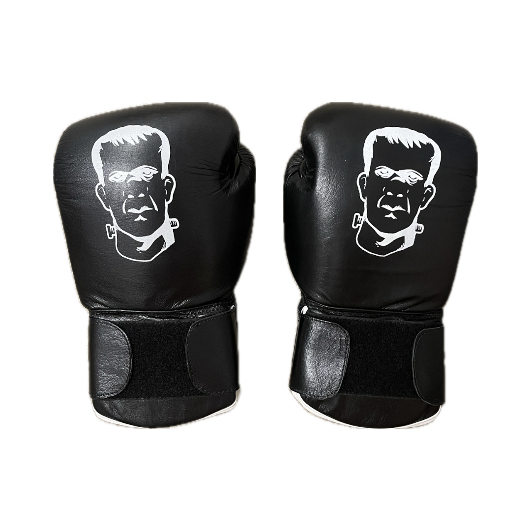 THS Fight Gear Coach Focus Mitt Gloves (Black) - Real Leather